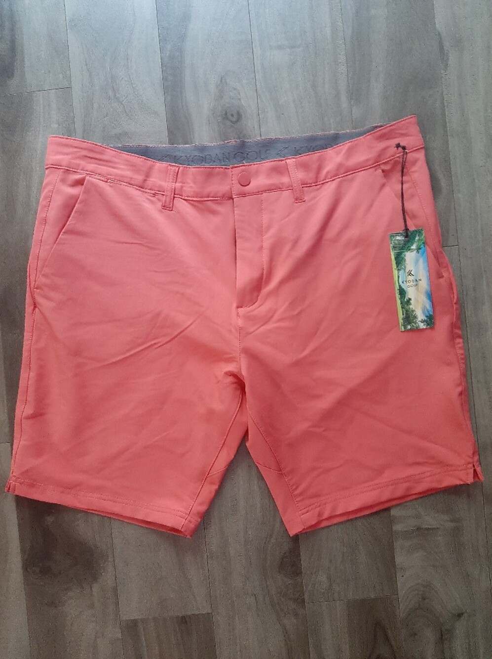 Kyodan Golf Men’s Slim Fit Shorts Size 38 UPF50+ 4-Way Stretch New with Tags